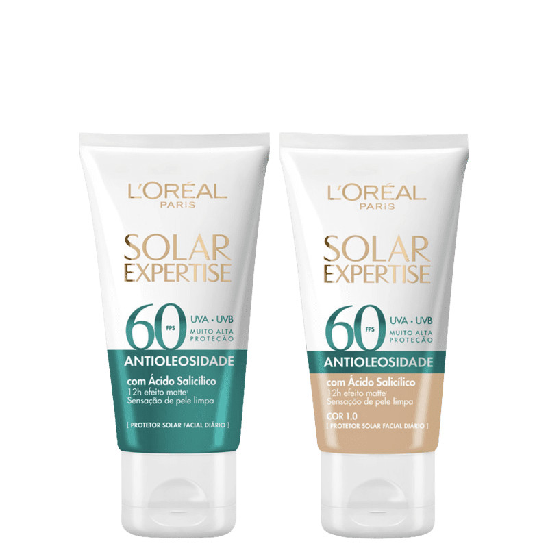 Kit L'Oréal Paris Solar Expertise Antioleosidade Dupla (2 Produtos) | Beleza Na Web (BR)