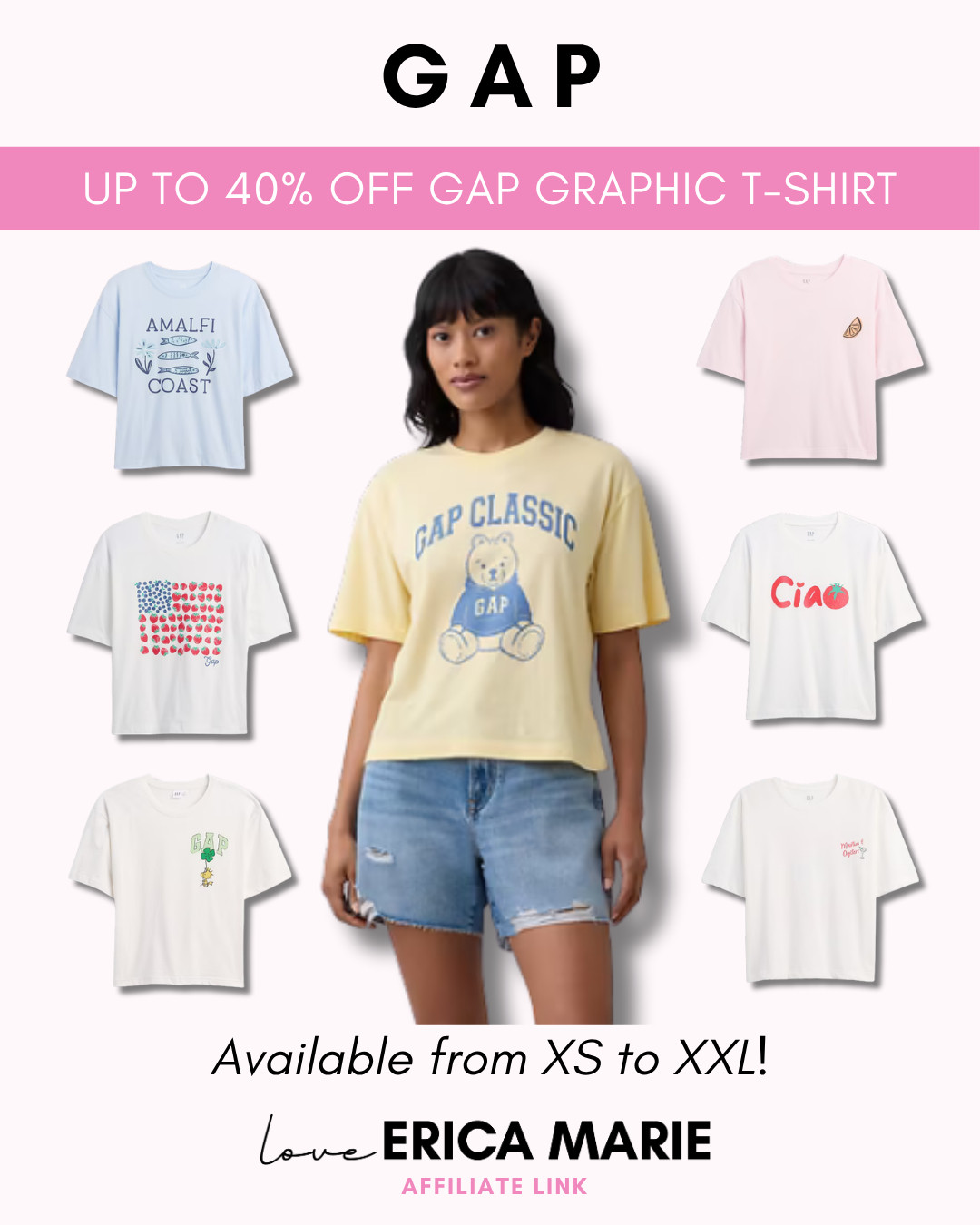 Found the cutest GAP graphic tees that are absolutely perfect for this summer weather! They’re currently 40% OFF, so it’s the perfect time to stock up. There are so many fun prints to choose from, and sizes go up to 2XL.
 

 

#LTKMothersDay #LTKootd #LTKSaleAlert
