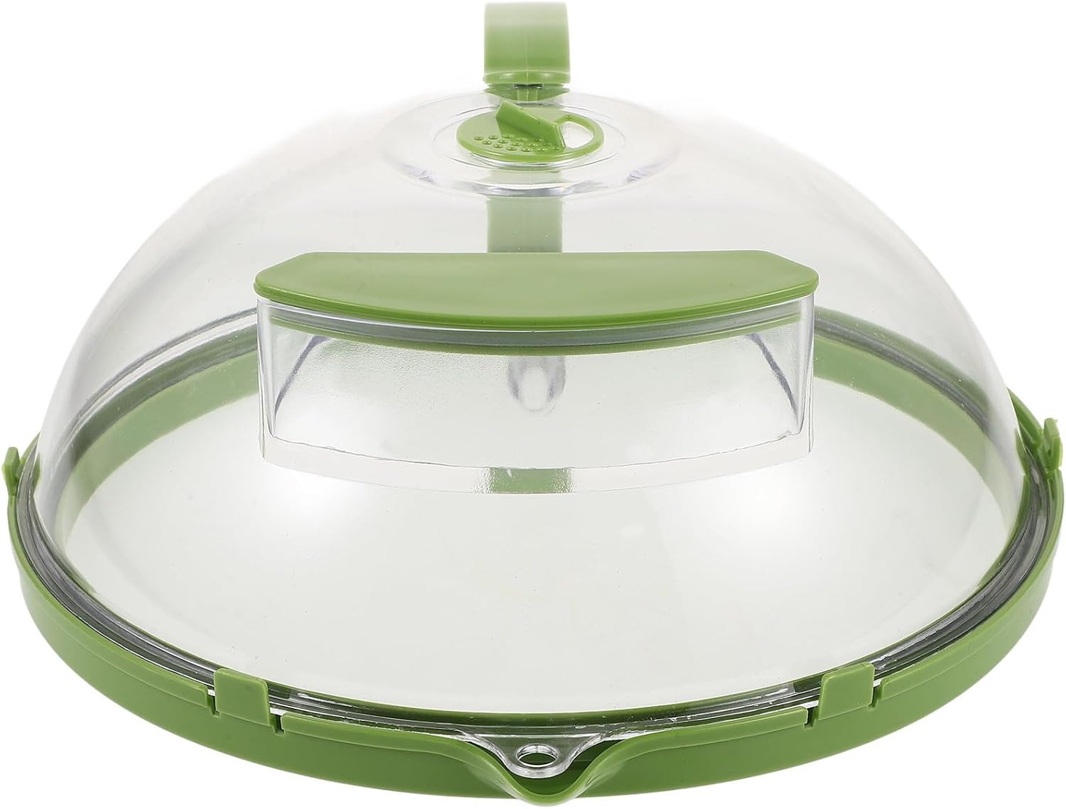 Microwave Food Cover with Handle, Ventilated Plastic Splatter Guard | Amazon (US)