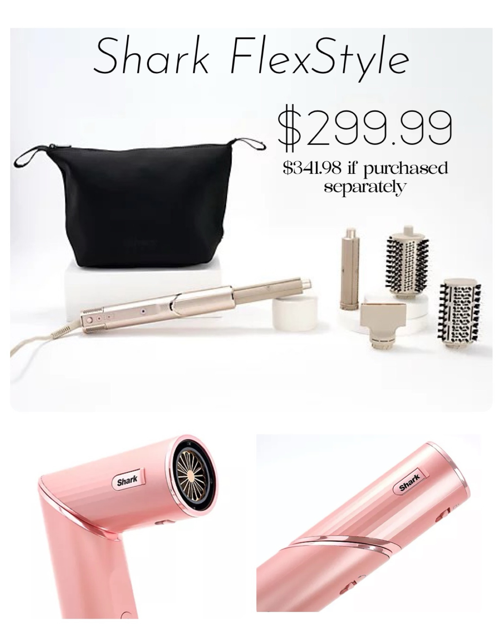 Enjoy $20 off your first $40 order @qvc with code HOLIDAY20
The Shark FlexStyke multi-styler with storage bag is AMAZING! 

#LTKBeauty #LTKSaleAlert