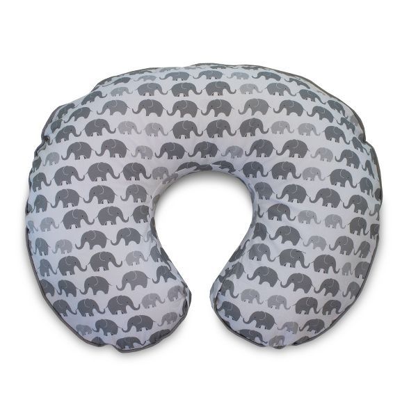 Boppy Premium Nursing Pillow Cover - Gray Elephants Plaid | Target