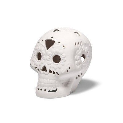 Lit Ceramic Sugar Skull 1 - Mondo Llama™ | Target