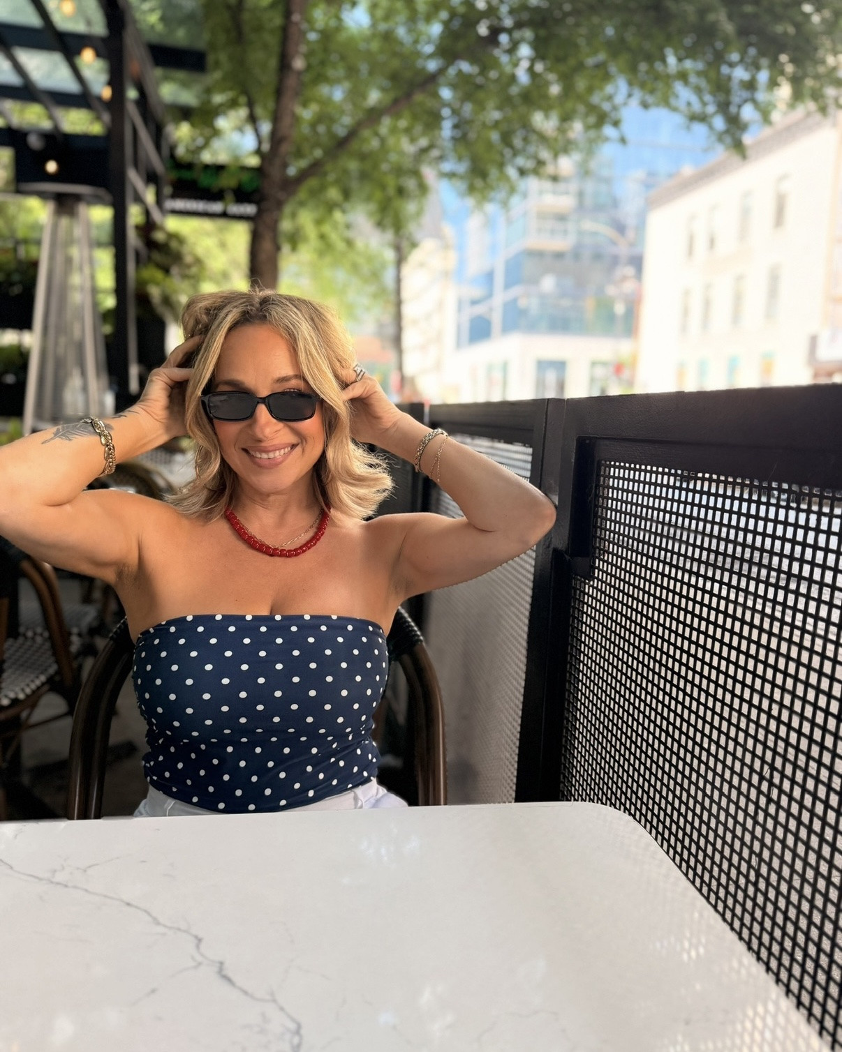 Quick weekend trip to Chicago 
Target top medium bust 34D

#LTKootd #LTKOver40 #LTKPetite