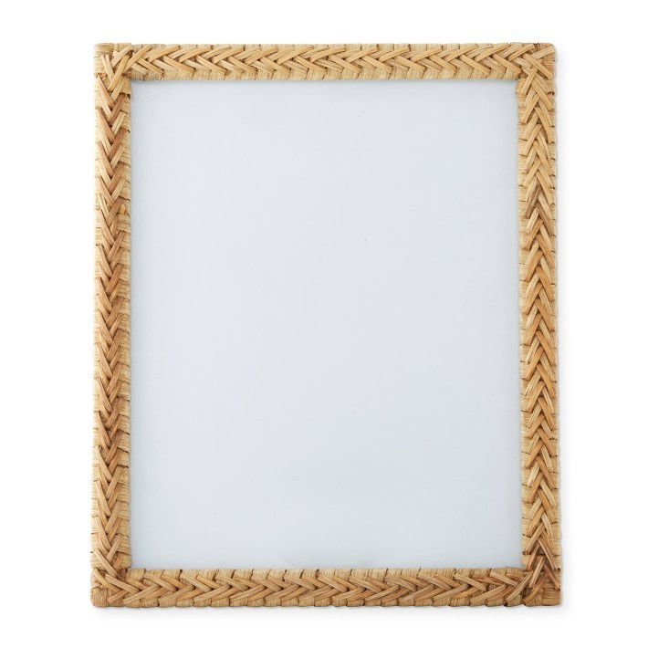 Biscayne Rattan Gallery Frame, 8&amp;quot; X 10&amp;quot; | Williams-Sonoma