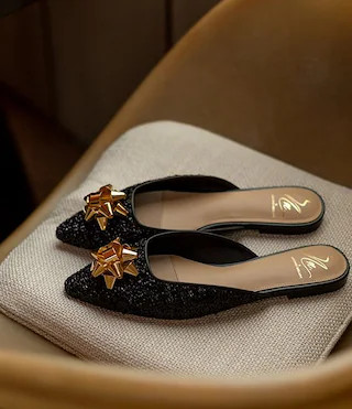 Antonio Melani x Nat Note Estrella Textured Ornamented Bow Dress Mules | Dillard's | Dillard's