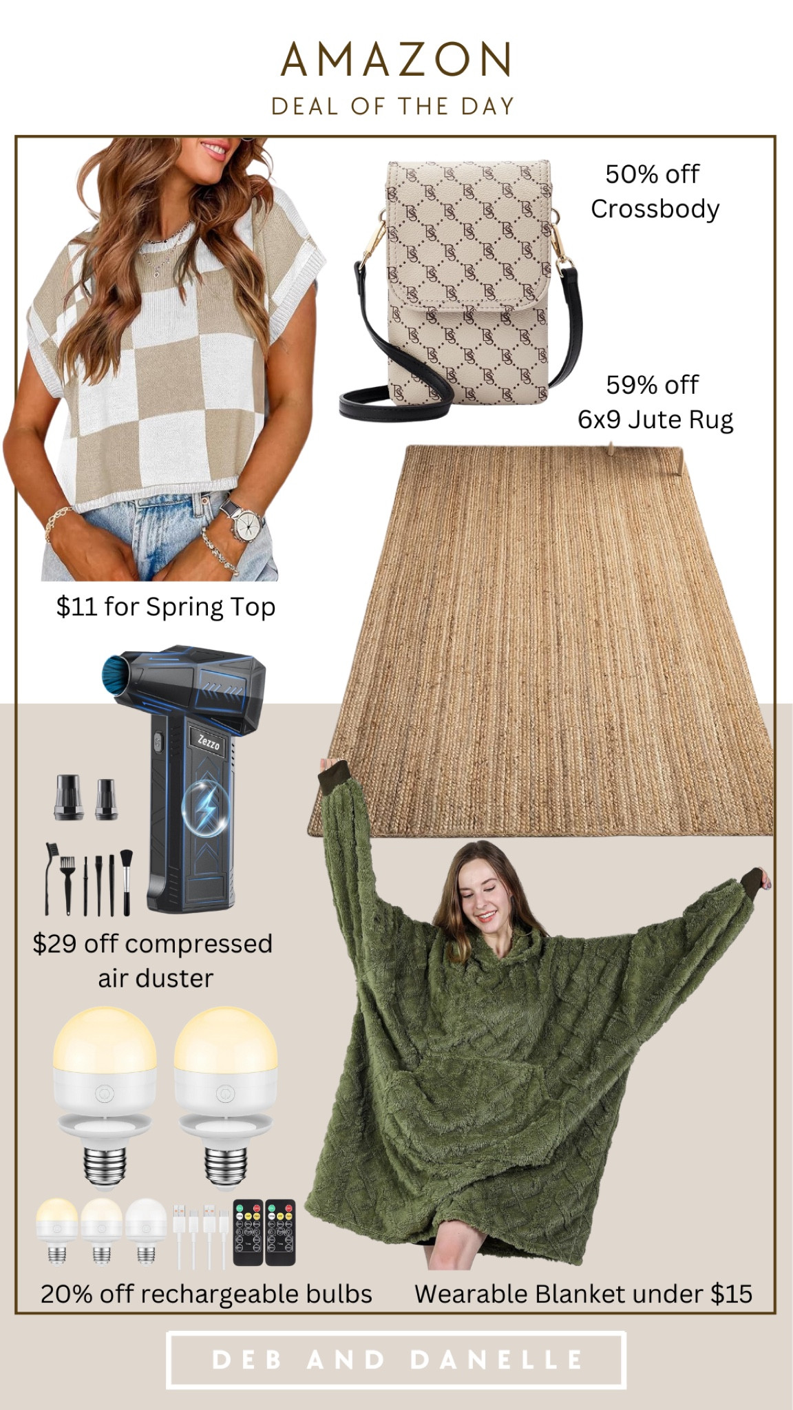 Here are some of the great deals we found on Amazon today. The list includes one of Deb’s favorite gadgets: a rechargeable compressed air duster.  

#LTKMostLoved #LTKSaleAlert #LTKHome