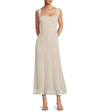Antonio Melani Erina Crochet Lace Square Neck Sleeveless Dress | Dillard's | Dillard's