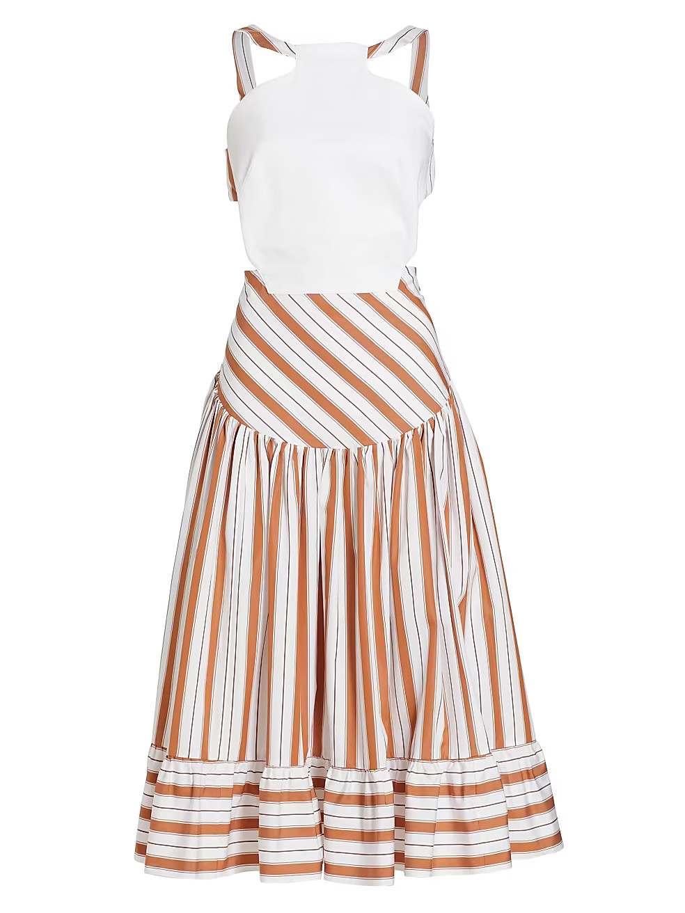 Flower Pot Striped Open-Back Dress | Saks Fifth Avenue