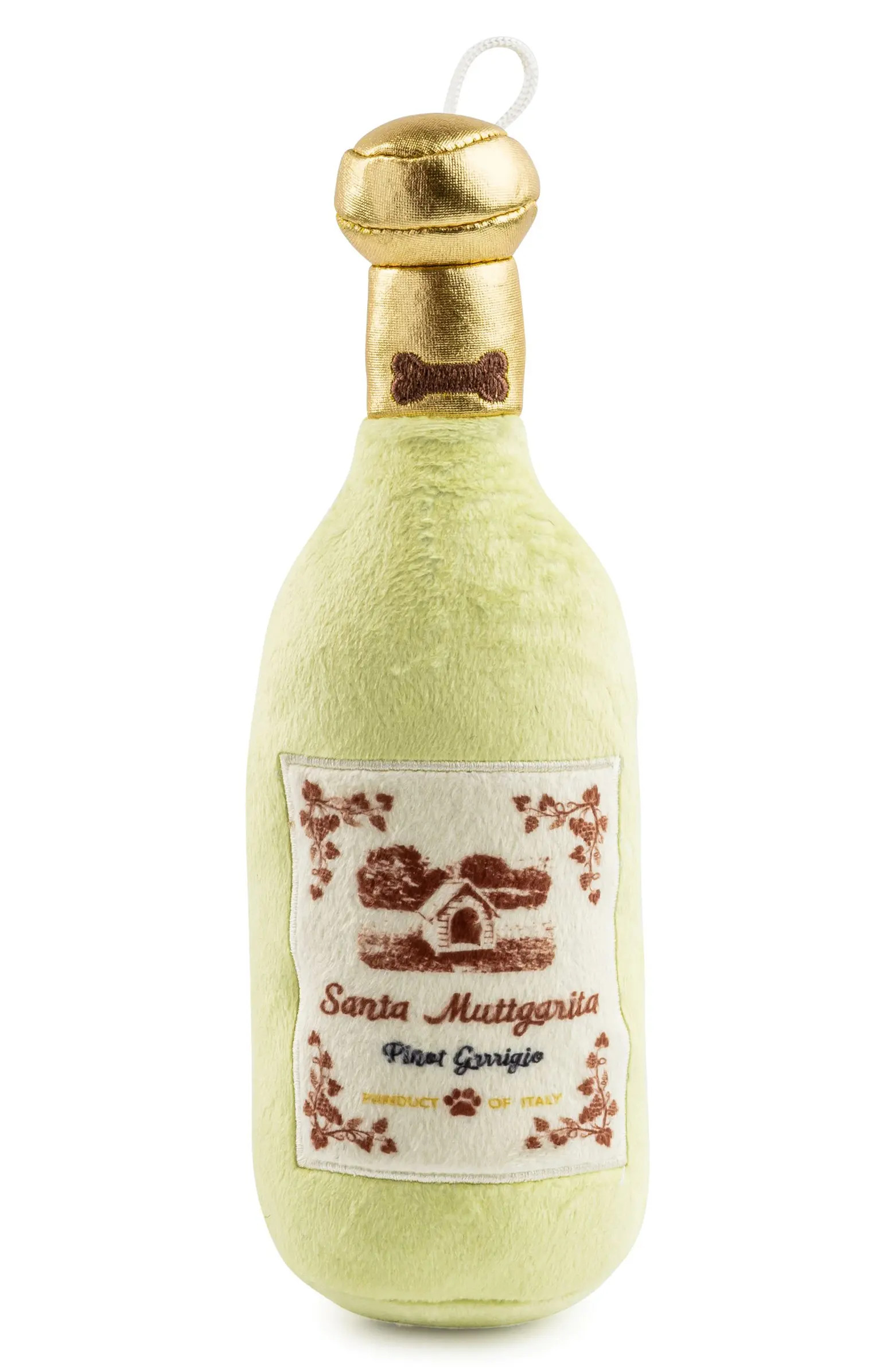 Santa Muttgarita Pinot Grrigiio Plush Dog Squeaker Toy | Nordstrom