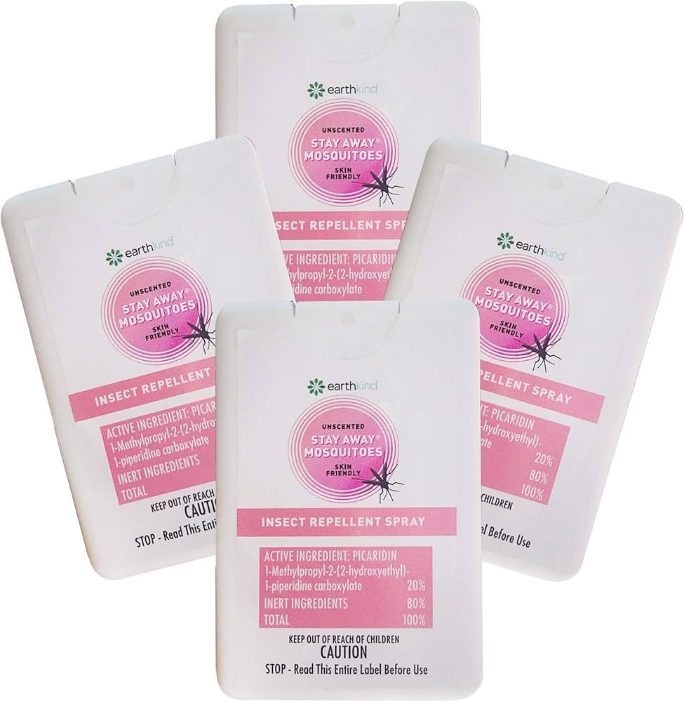 EarthKind Stay Away Mosquitoes Insect Repellent - Plant-Based, Unscented Mosquito Body Spray with... | Amazon (US)