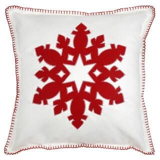 Peppermint Lane Red & White Snowflake Christmas Pillow by Ashland® | Michaels Stores