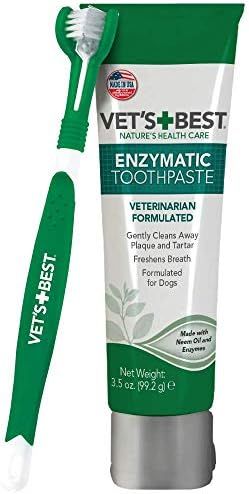 Vet’s Best Enzymatic Dog Toothpaste | Teeth Cleaning and Fresh Breath Dental Care Gel | Vet For... | Amazon (US)
