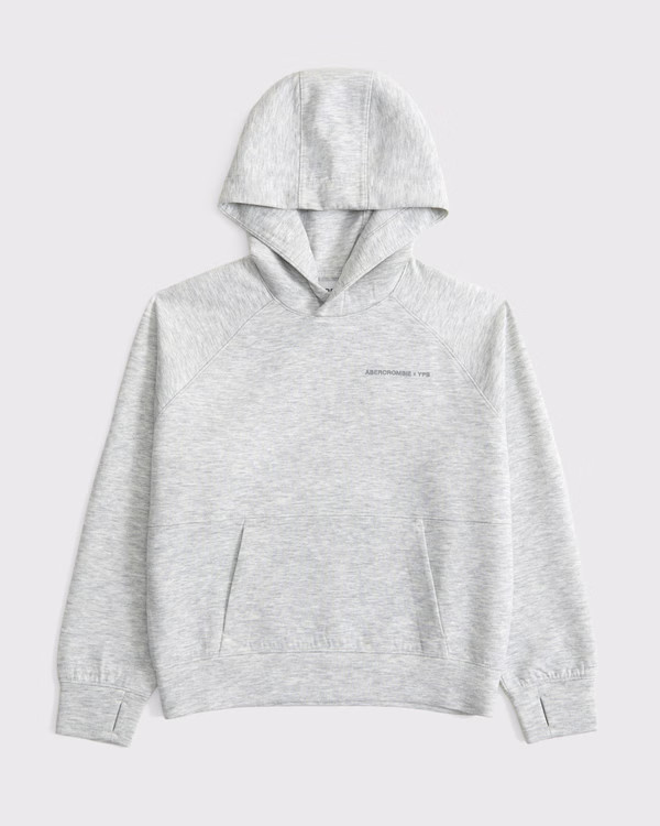 ypb neoknit logo popover hoodie | Abercrombie & Fitch (US)