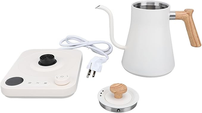 Digital Temperature Control Kettle, Stainless Steel, LCD Display, Built In Timer, Precise ±1°F ... | Amazon (US)