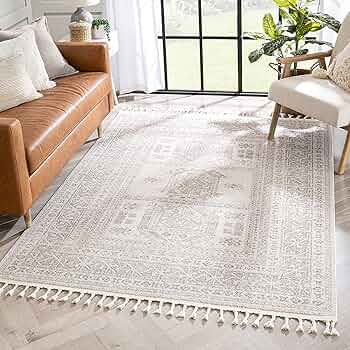 Well Woven Caro Beige Tribal Medallion (3'11 x 5'10") Area Rug | Amazon (US)
