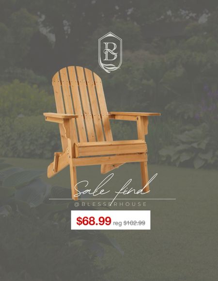✨great price for an Adirondack chair! 

Wooden Adirondack chair, outdoor wood chair, patio Adirondack chair, garden chair wood, Adirondack chair sale, durable outdoor chair, classic Adirondack chair, comfortable garden chair, lawn chair wood, rustic Adirondack chair

#LTKhome #LTKsalealert #LTKSeasonal