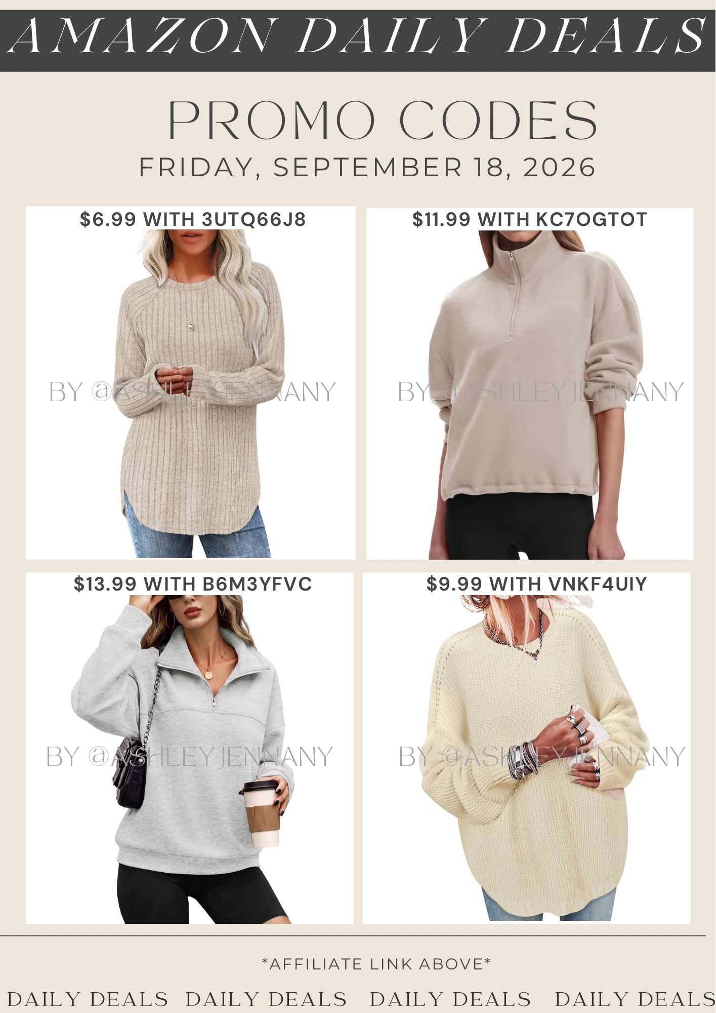 Amazon deals

#LTKMidsize #LTKSaleAlert #LTKSeasonal