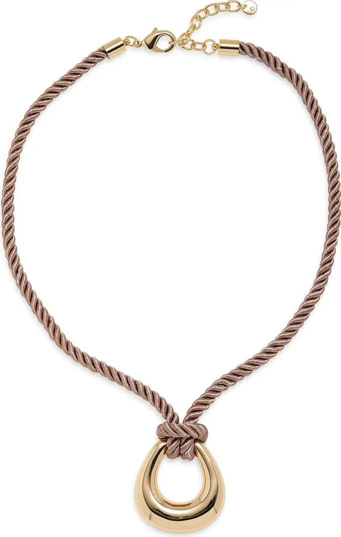 Open Pendant Cord Necklace | Nordstrom