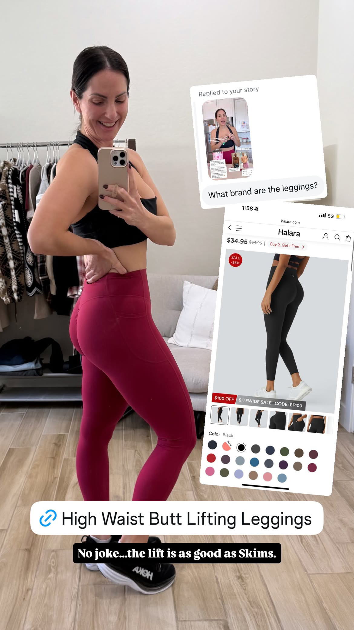 Halara Butt Lifting Leggings! 

 #LTKCyberWeek #LTKGiftGuide #LTKHoliday