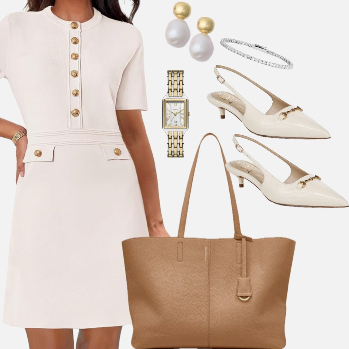 Love this monochromatic outfit! This dress is so versatile and perfect for work, dinner, brunch, high tea -really any dressy occasion. 

work outfit. Work address. High tea outfit. Afternoon tea outfit. Afternoon tea dress. High tea dress. Tea party dress. Tea party outfit. Teacher outfit. Office outfit. Date outfit. 

#LTKWorkwear #LTKParties #LTKFindsUnder50