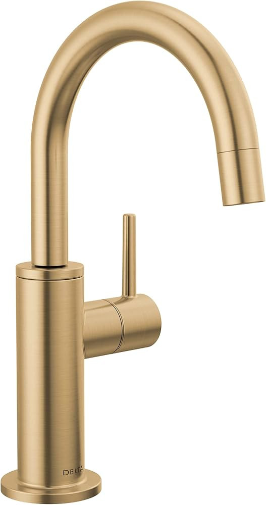 Delta Contemporary Beverage Dispenser Faucet, Brushed Gold Drinking Water Kitchen Sink Faucet, Ch... | Amazon (US)