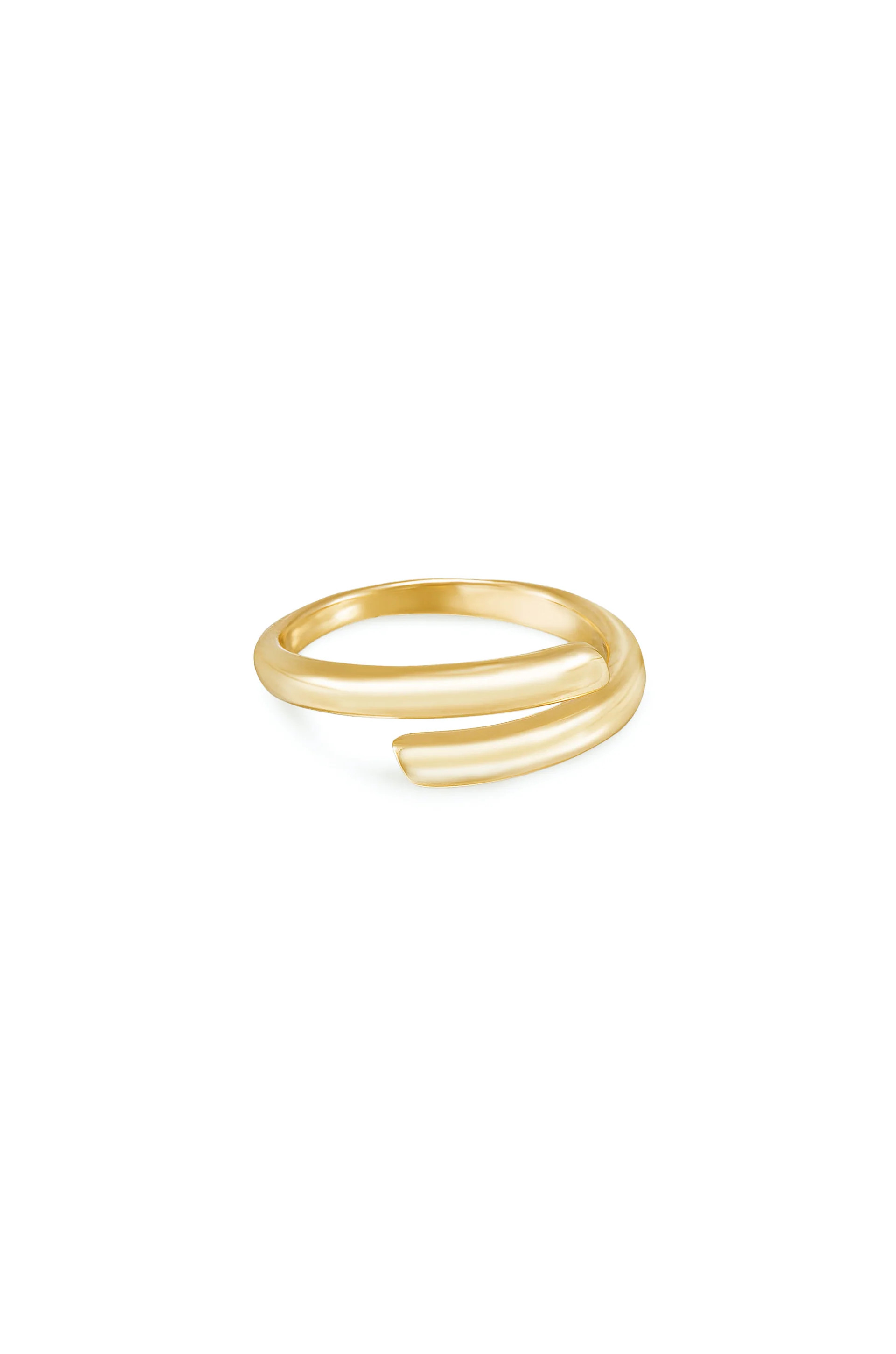 Wrap Around 18k Gold Plated Ring | Ettika