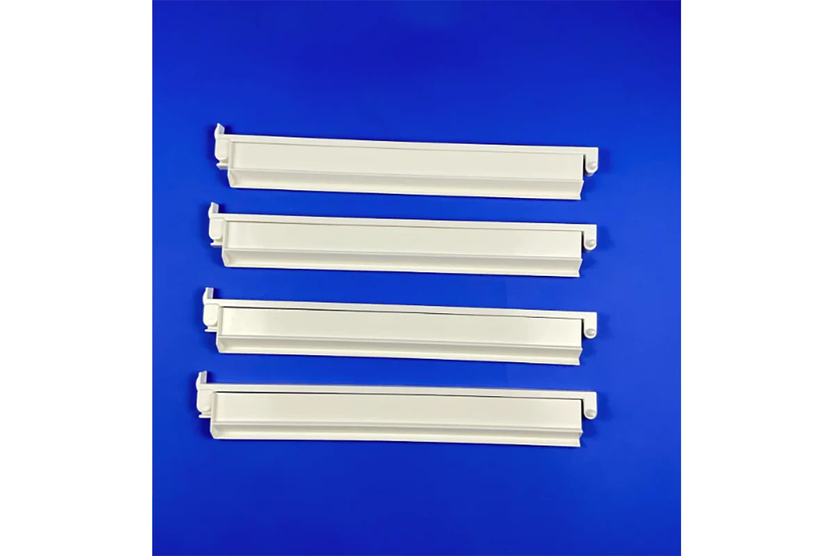 White Acrylic Rack and Pusher Set | Lucy's Market