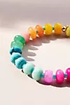 Multi-Color Semi-Precious Beaded Stretch Bracelet | Anthropologie (US)