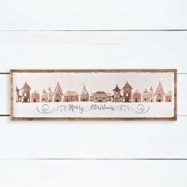 Merry Christmas Gingerbread House Wall Sign | Antique Farm House