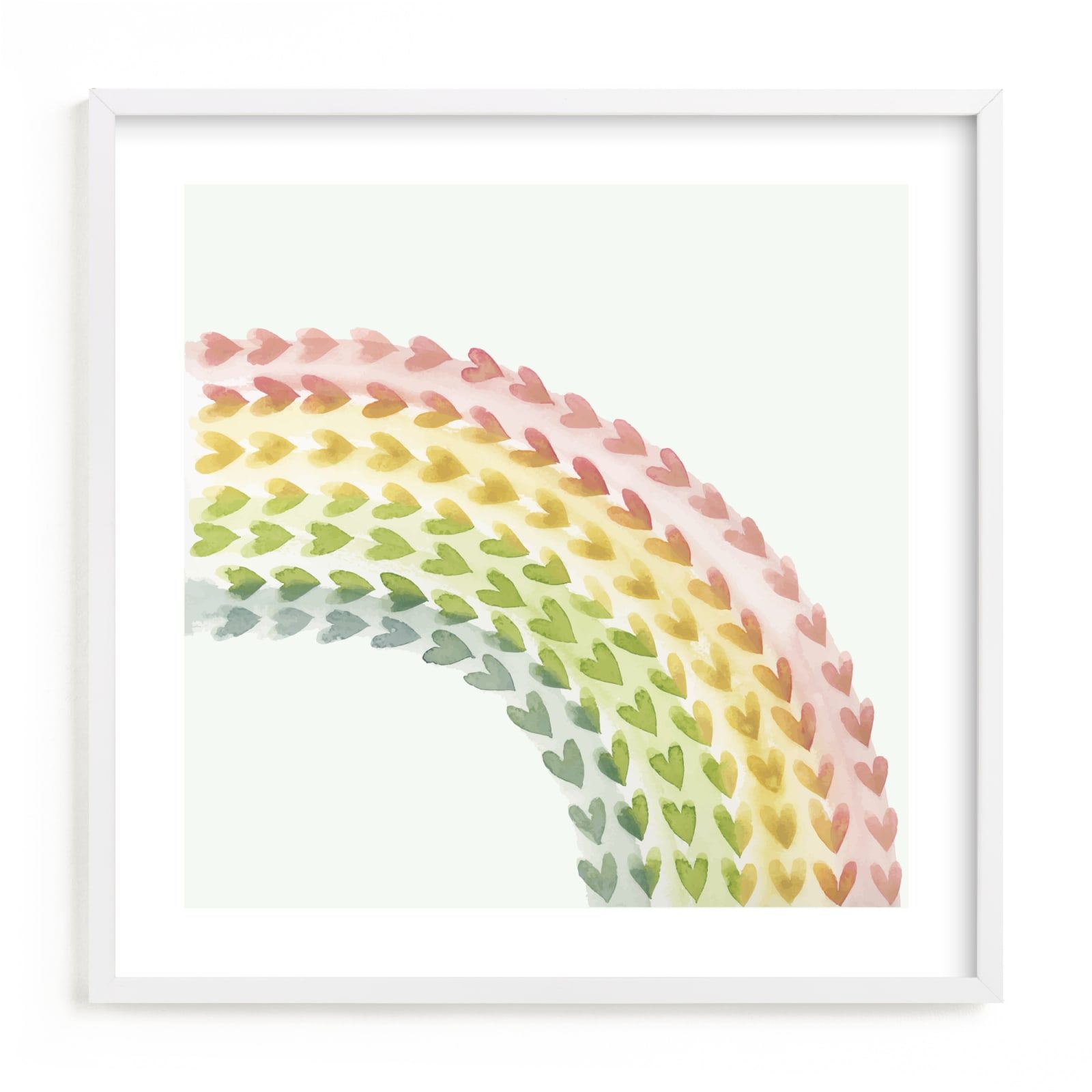 "Somewhere in the Rainbow" - Open Edition Children's Art Print by Tina Faselli. | Minted