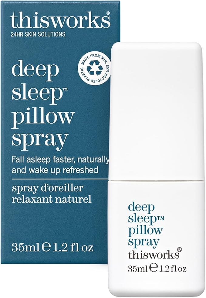 THISWORKS Deep Sleep Pillow Spray – Fast-Acting Natural Formula with Lavender for Relaxation an... | Amazon (US)