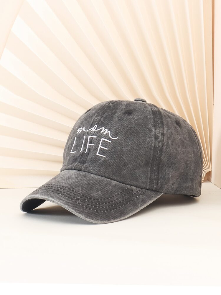 Letter Embroidered Baseball Cap | SHEIN