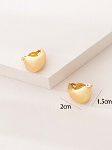 Minimalist Clip On Earrings | SHEIN