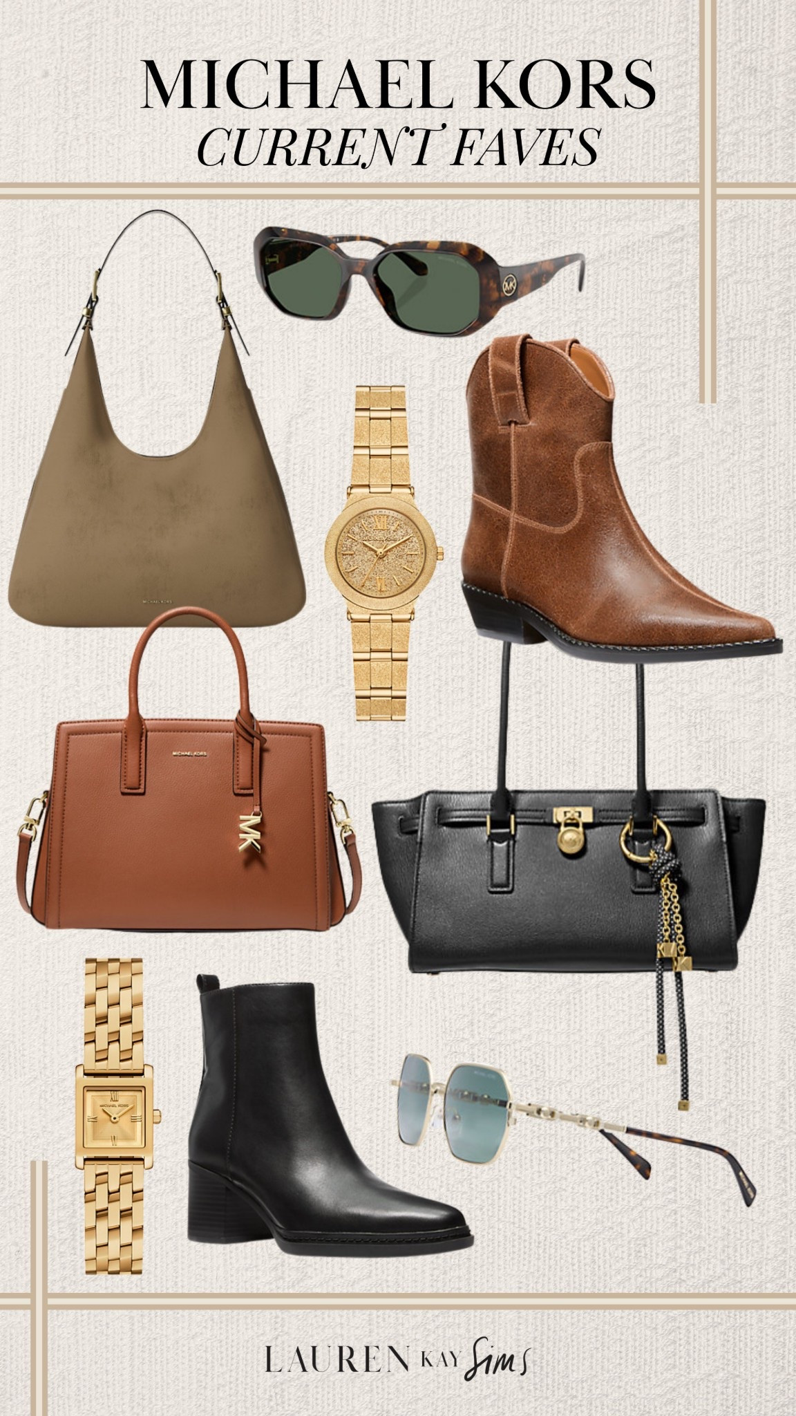 switching up your look with different accessories for fall is my autumn wardrobe secret weapon.🤭 rounded up some of my @michaelkors faves from @dillards 🤎 #mkpartner