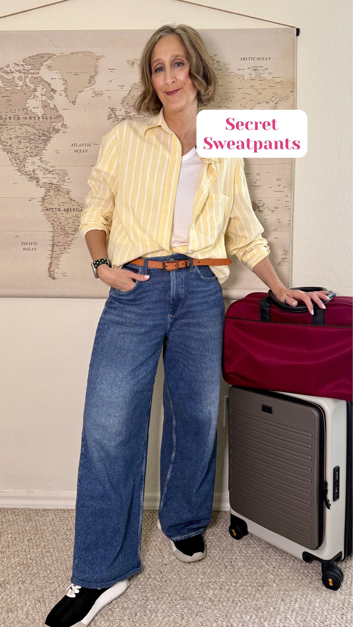No one will notice you’re wearing sweatpants on the flight