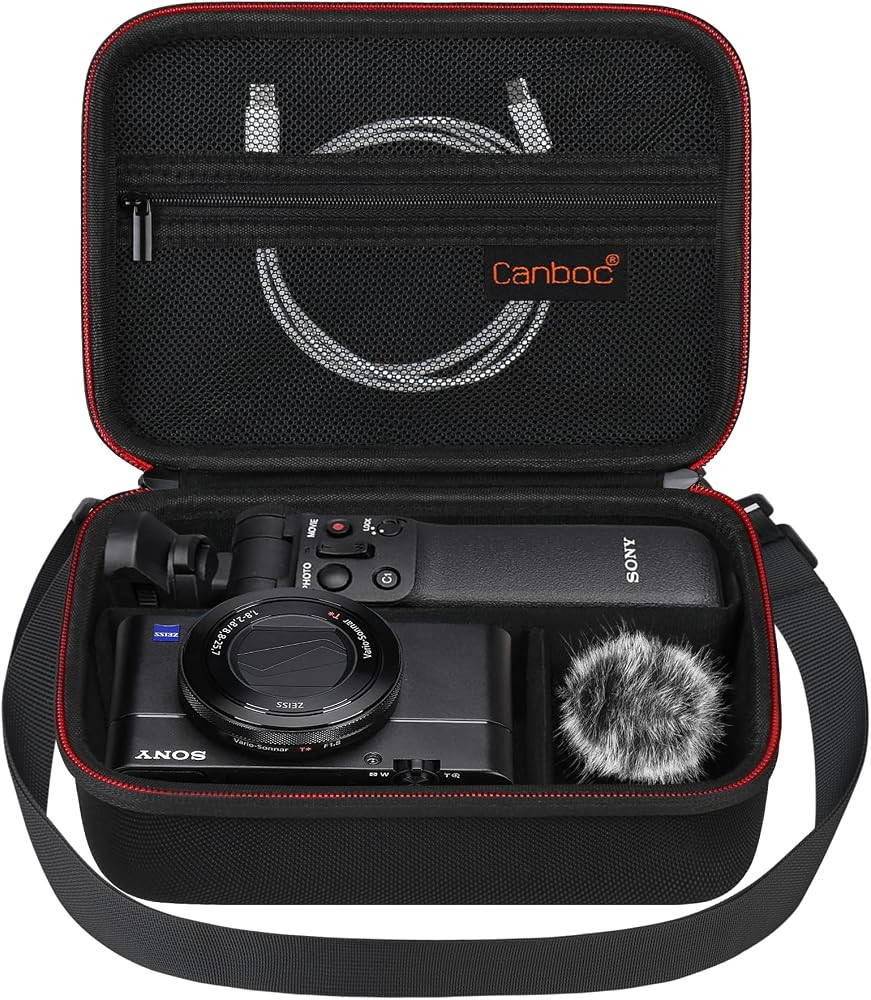 Canboc Carrying Camera Case for Sony ZV-1/ ZV-1 II/ZV-1F Vlog Digital Camera & Vlogger Accessory ... | Amazon (US)