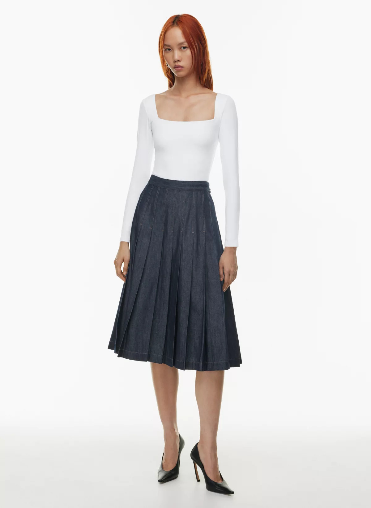 CONTOUR SQUARENECK HIP LONGSLEEVE | Aritzia