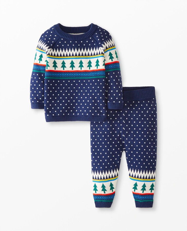 Baby Holiday Sweater Knit Top & Legging Set | Hanna Andersson