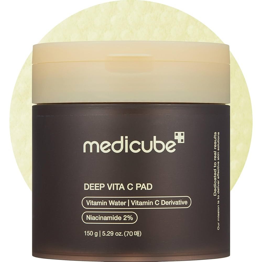 Medicube Deep Vita C Facial Pads, Vitamin C Toner Pads for Uneven Skin Tone, 500,000PPM of vitami... | Amazon (US)