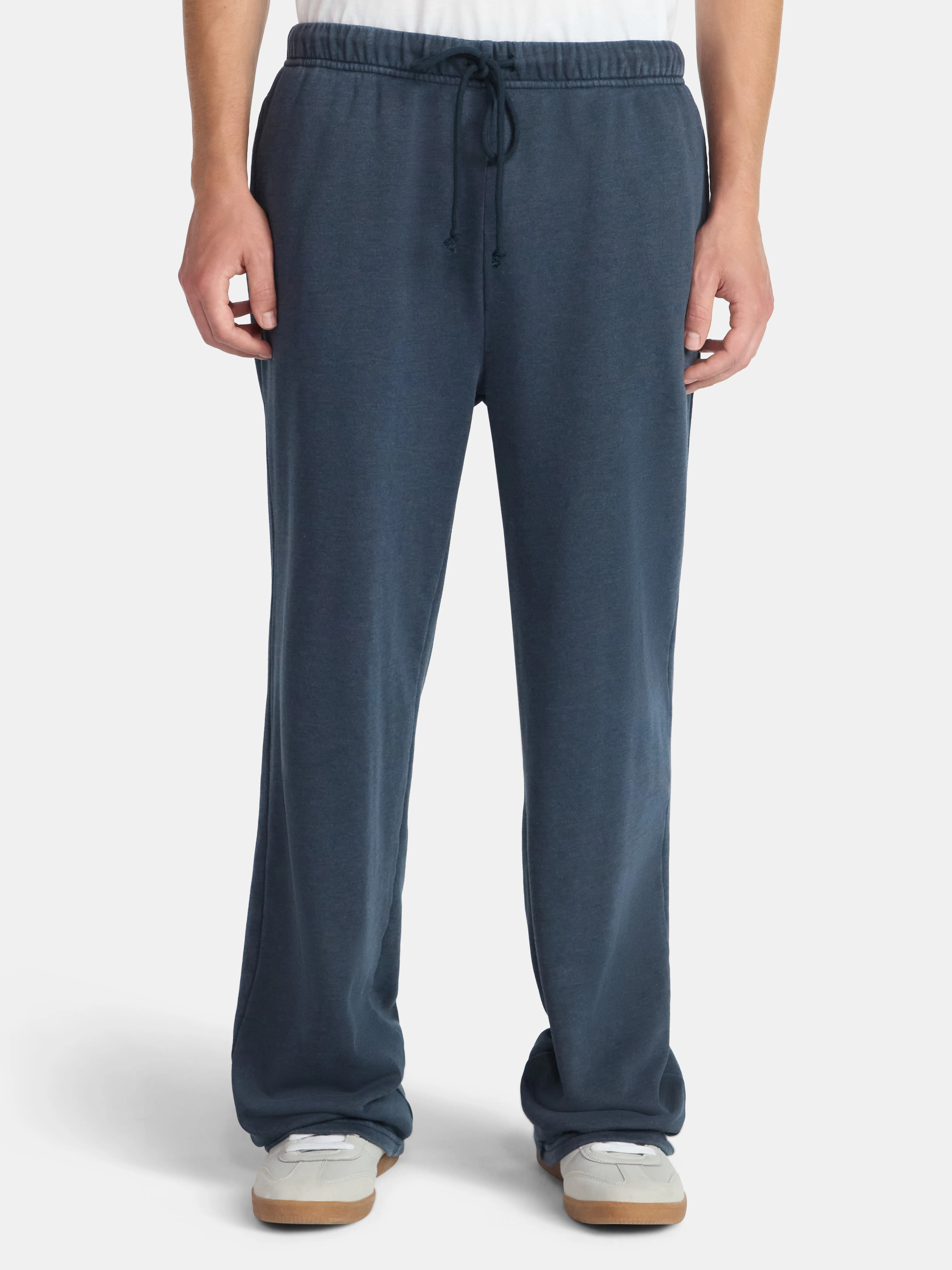 No Boundaries Vintage Inspired Straight Sweatpants, Men's & Big Men's - Walmart.com | Walmart (US)