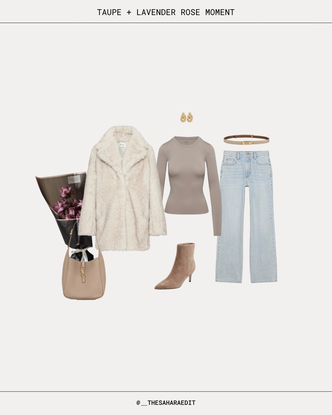 taupe & lavender rose moment 🪻

#LTKjeans #LTKcanada #LTKbag