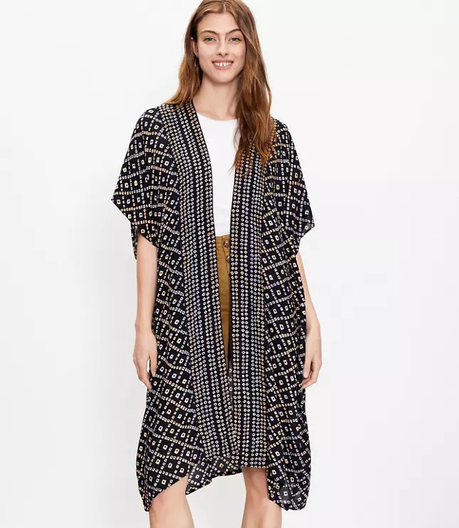 Patchwork Kimono | LOFT