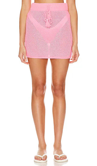 Coast Is Clear Mini Skirt in Cream | Revolve Clothing (Global)