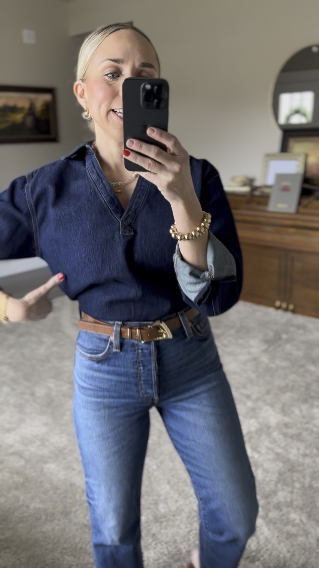100% obsessed with this denim top from Target!

True to size!

#LTKWatchNow #LTKStyleTip #LTKFindsUnder50