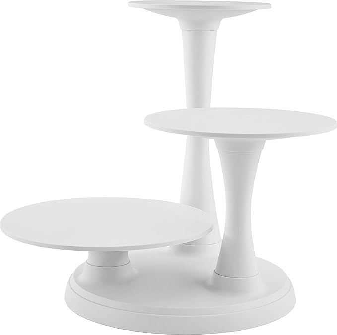 Wilton Pillar Style 3-Tier Cupcake, Dessert, and Cake Stand | Amazon (US)