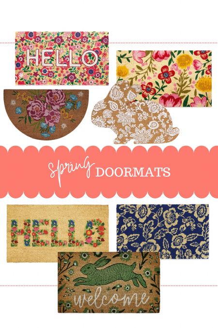 Love this year’s assortment of spring doormats!

#LTKSpringSale #LTKSeasonal #LTKhome