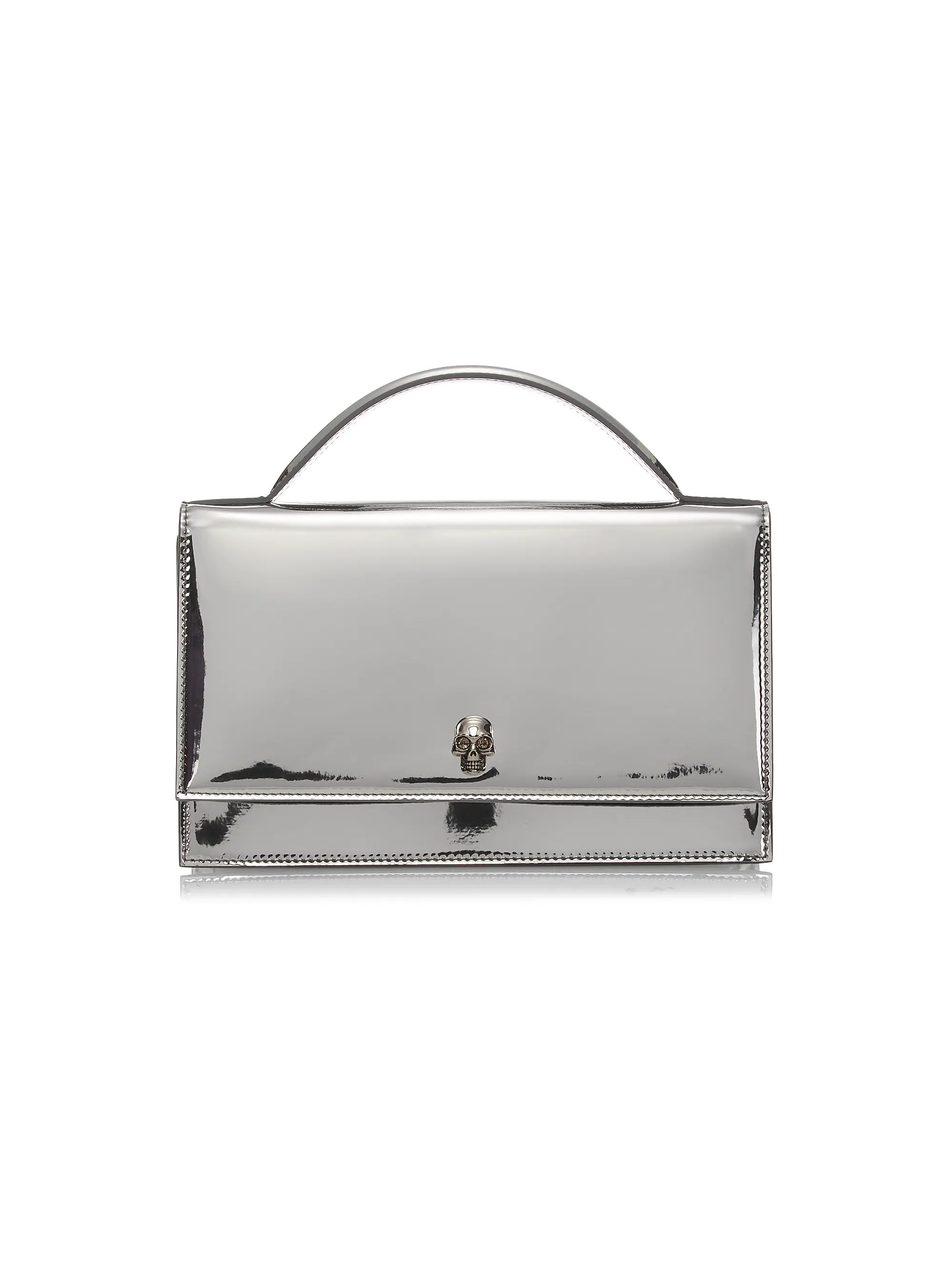 Medium Mirrored Top Handle Skull Bag | Saks Fifth Avenue