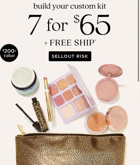 Seven full-size products for $65! This is a $200 value with free shipping. It’s a no-brainer 🙌 #tarte #deal 

#LTKunder100 #LTKbeauty