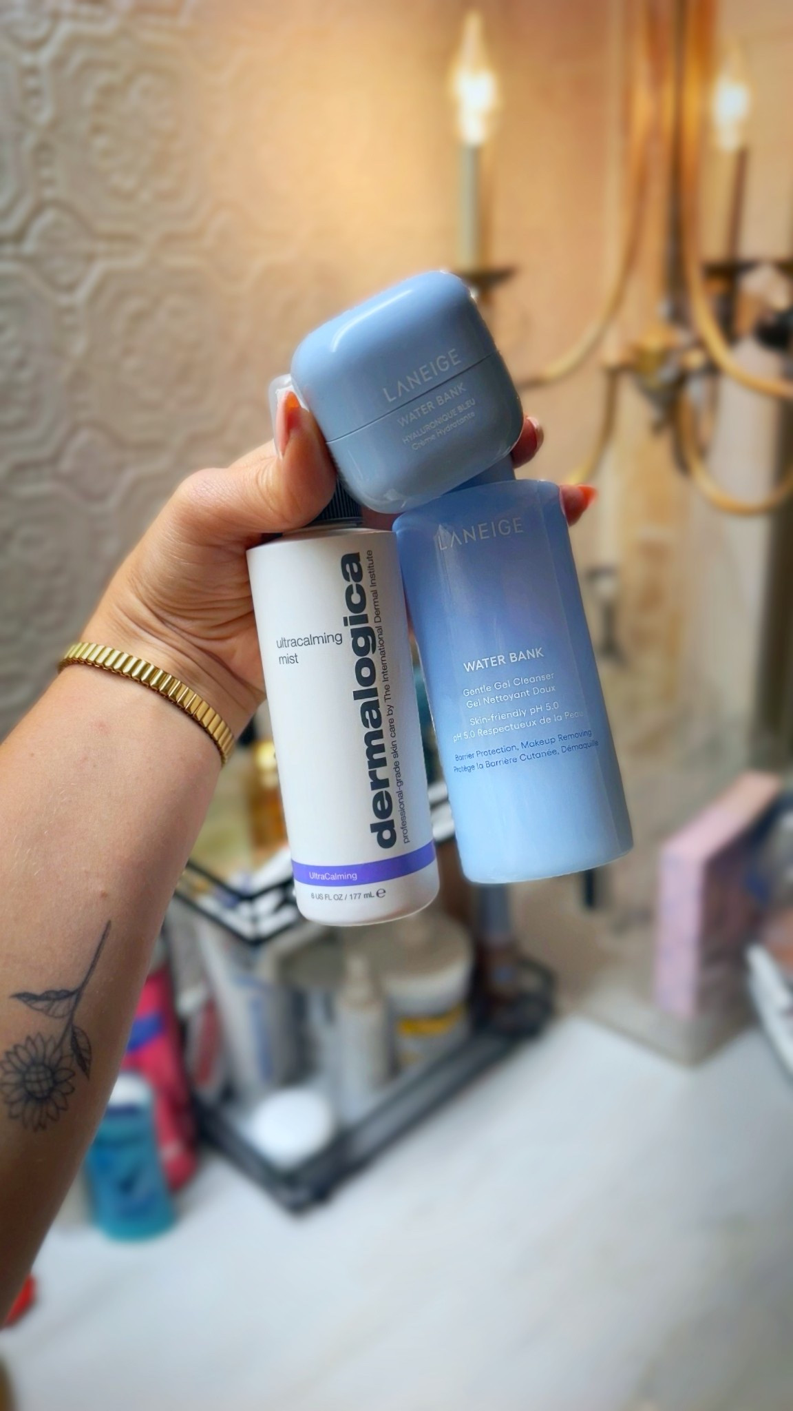 My everyday simple skincare. Perfect for combination skin. Hydrates, soothes, amazing for redness and gentle for every day use. 