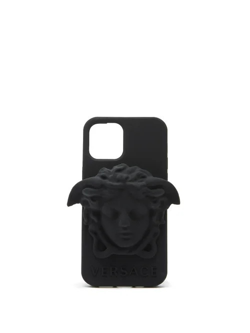 Versace - Medusa-embossed Rubber Iphone® 12 Pro Case - Mens - Black | Matches (US)